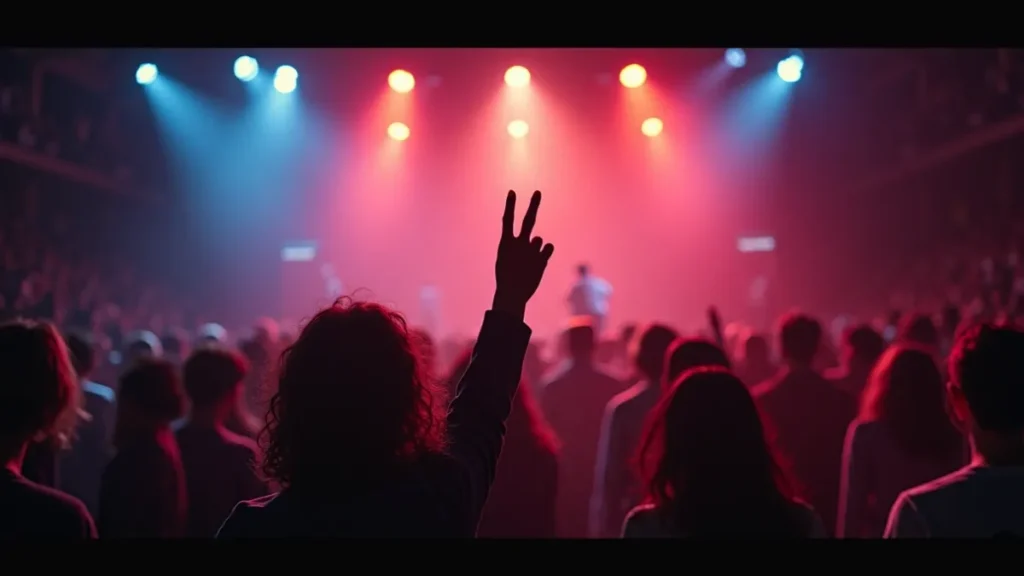Como os filmes de shows ao vivo são gravados e produzidos