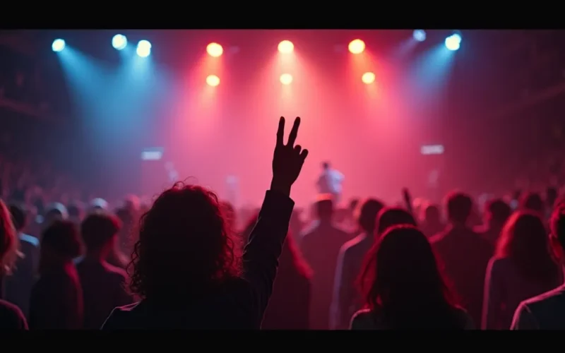 Como os filmes de shows ao vivo são gravados e produzidos