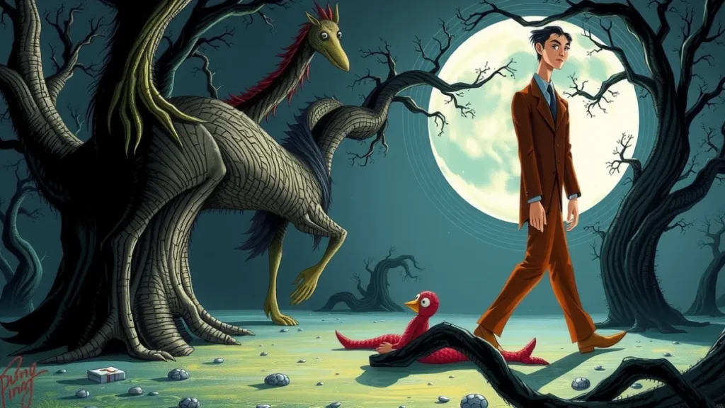 Os desenhos e pinturas de Tim Burton fora do mundo do cinema