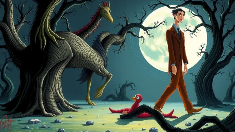 Os desenhos e pinturas de Tim Burton fora do mundo do cinema